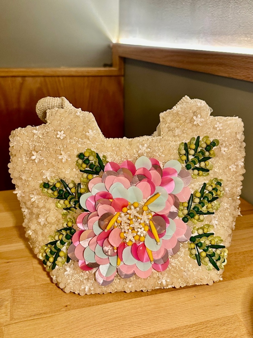 Beautiful flower beaded bag viral tiktok
